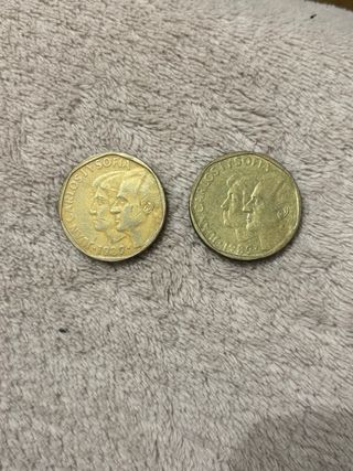 2 Monedas 500 Pesetas 1989