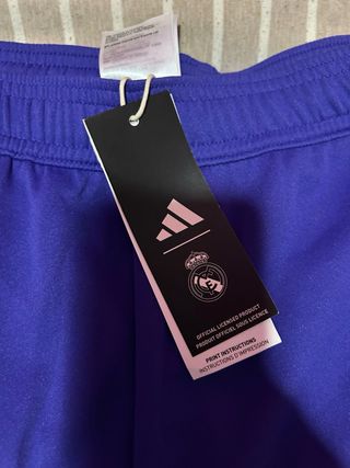 Pantalón Adidas Real Madrid  MoradoAmarillo Unisex