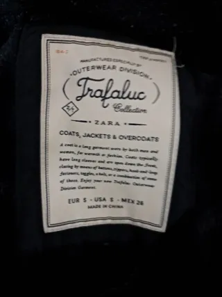 Sobretodo Zara Negro