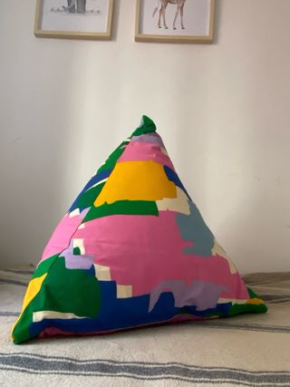 Puff Triangular Ikea Multicolor