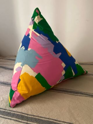 Puff Triangular Ikea Multicolor