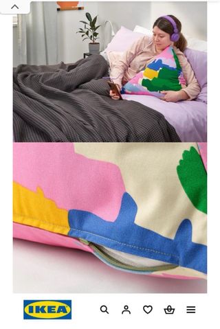 Puff Triangular Ikea Multicolor