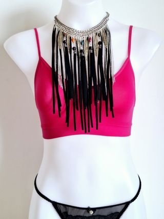 Collar Flecos de Mujer