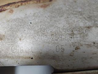 Tubo escape tras 7l5253682f porsche cayenne 257064