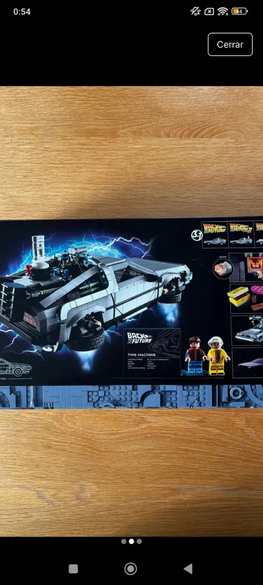 Lego DeLorean Regreso al Futuro