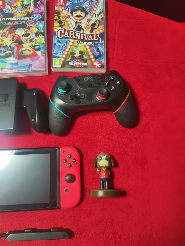 Nintendo Switch Azul/Rojo + Accesorios