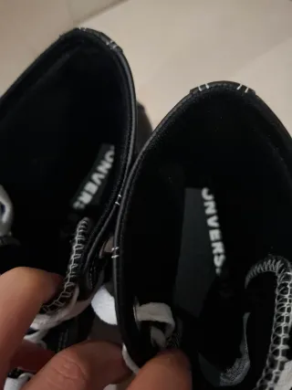 Converse Piel Negra Talla 40