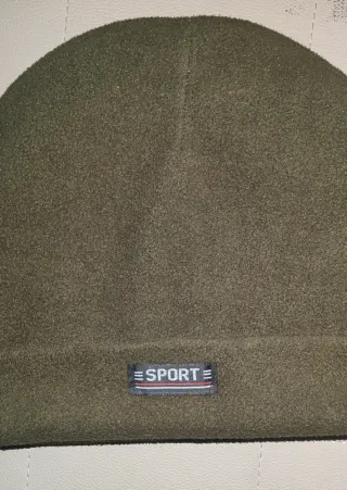 Cappellino invernale caldo verde oliva