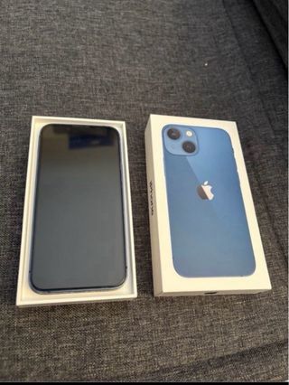 iPhone 13 mini blu 128GB batteria 77