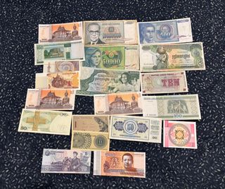 Lote 20 Billetes Extranjeros Varios Países