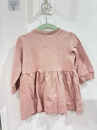 Vestido Menina HM Rosa Tam 74cm