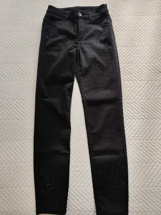 Vaqueros leggins Calzedonia S Brillantes Negro