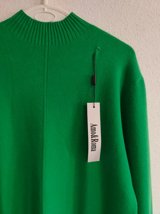 Vestido verde talla única Amor & Roma nuevo.