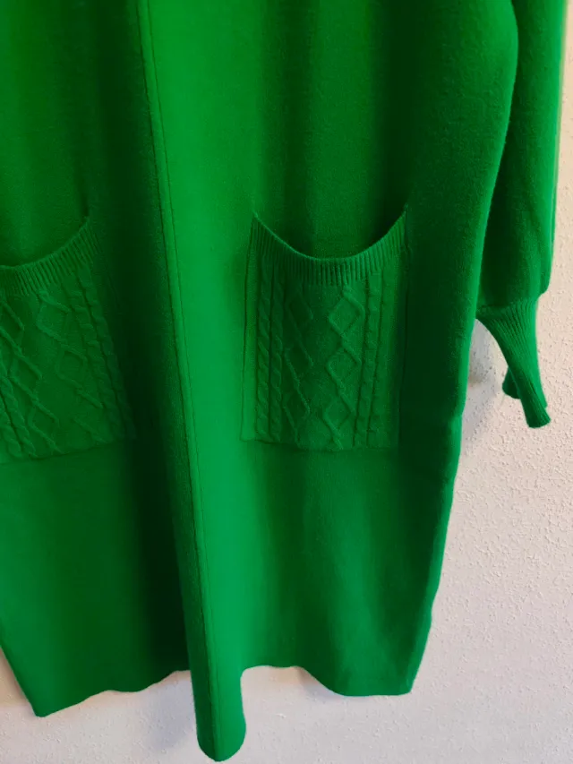 Vestido verde talla única Amor & Roma nuevo.