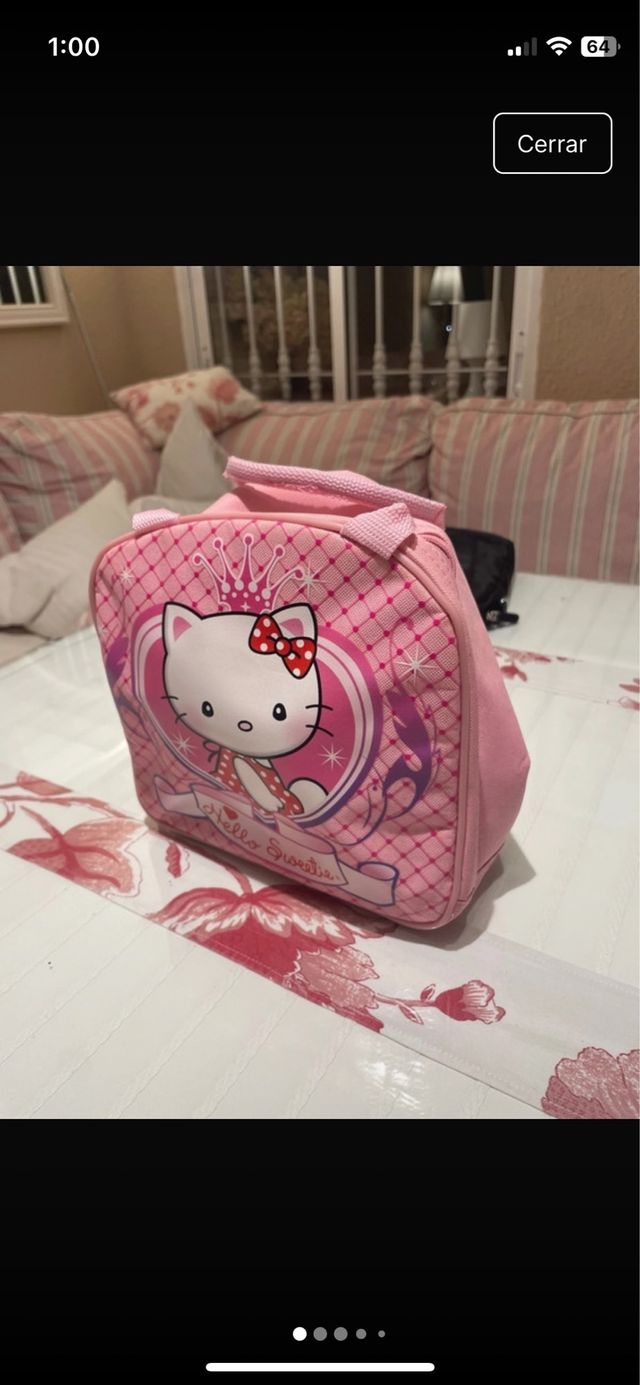 Mochila Hello Kitty rosa