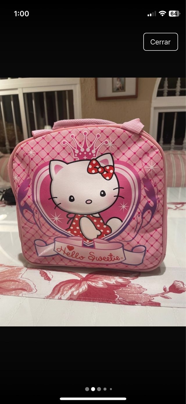 Mochila Hello Kitty rosa