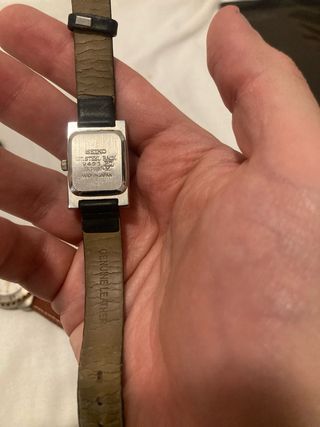 Reloj Seiko Mujer Cuarzo Negro/Plata