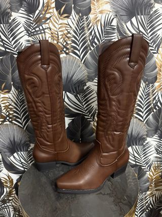 Stivali Camperos Marrone Donna