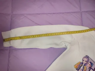 Sudadera K-Pop Niña Blanca, personalizada letra E.