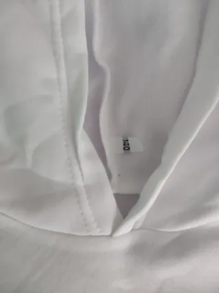 Sudadera K-Pop Niña Blanca, personalizada letra E.