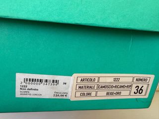 Stivali alti vera pelle beige n.36