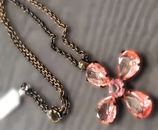 Giorà By Raspini Girocollo Fiori Rosa Oro