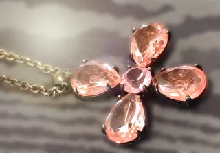 Giorà By Raspini Girocollo Fiori Rosa Oro