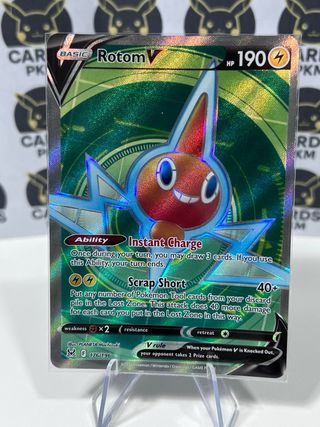 Rotom V Full Art 176/196 – Secret Rare – Lost Orig