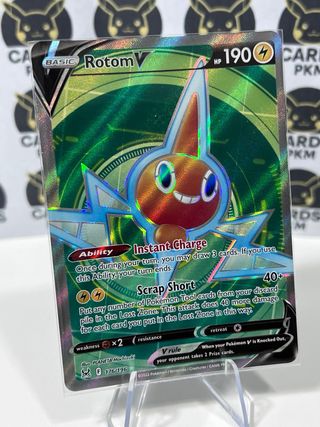 Rotom V Full Art 176/196 – Secret Rare – Lost Orig