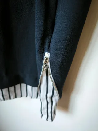 Vestido XL Primark Azul escuro e Branco