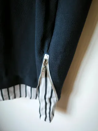 Vestido XL Primark Azul escuro e Branco