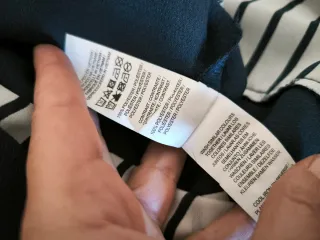 Vestido XL Primark Azul escuro e Branco