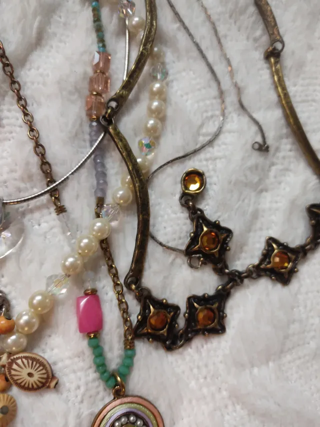 Lote de bijuterias antigas