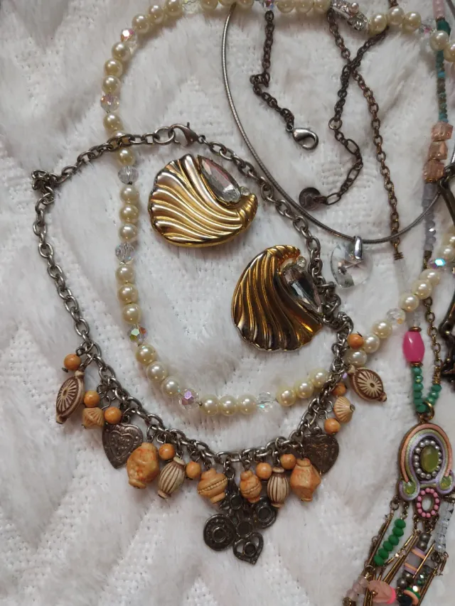 Lote de bijuterias antigas