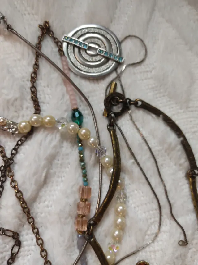 Lote de bijuterias antigas