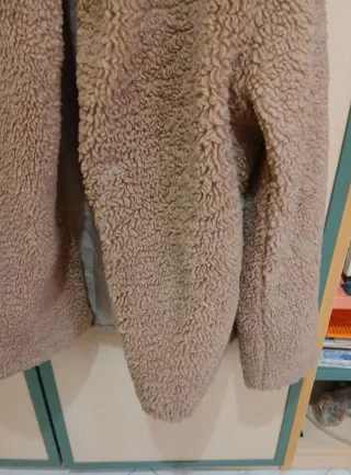 Giacca donna stile Teddy Bear beige