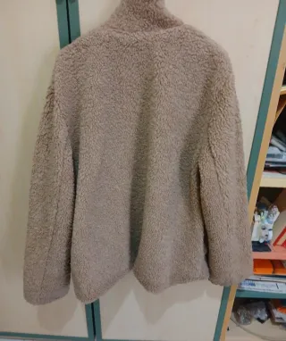 Giacca donna stile Teddy Bear beige