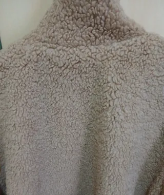 Giacca donna stile Teddy Bear beige