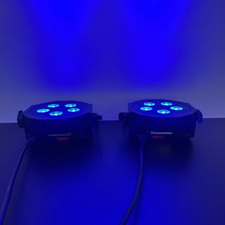 Set Par Led RGBW 20W con Cover e Telecomando