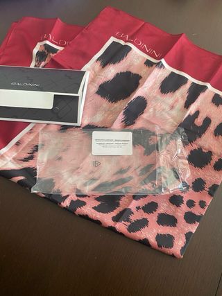 Foulard Baldinini Rosa e Nero