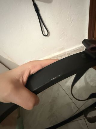 Specchio da trucco rotondo nero