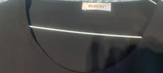 Camicia nera con dettagli gialli