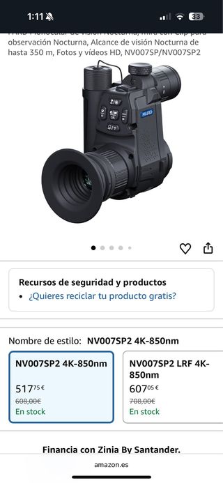 Visor Nocturno Pard NV007