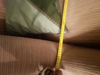 2 Sillones Orejeros Beige con Cojines Turquesa