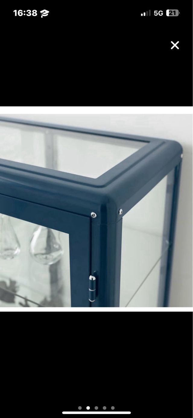 Vitrine in vetro Ikea Cristal Azul