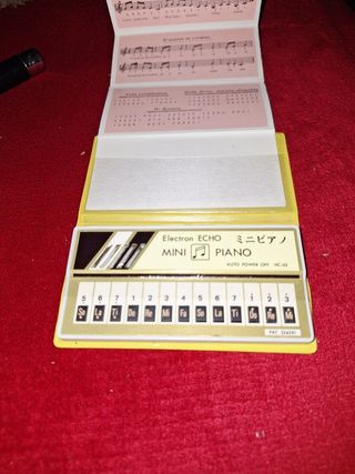 Mini Piano Electrónico con Libro de Cantos