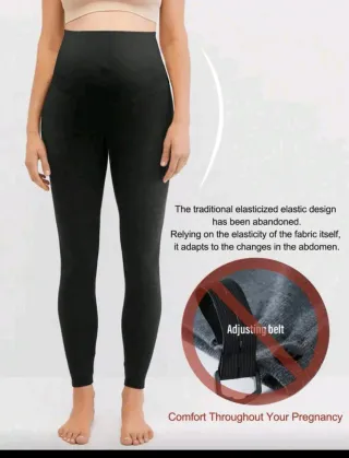 2 Mallas Embarazo Negro y Gris