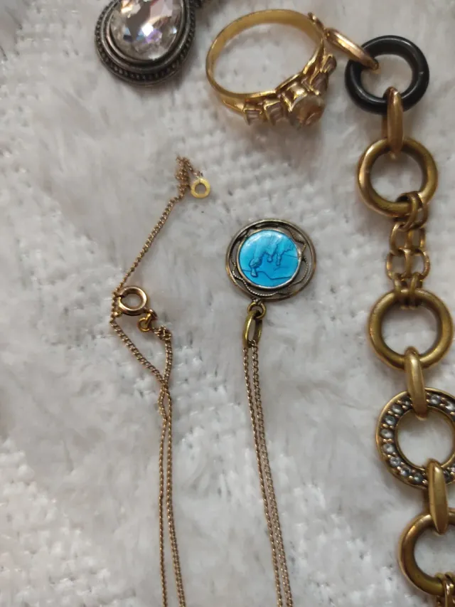 Conjunto de bijuterias antigas