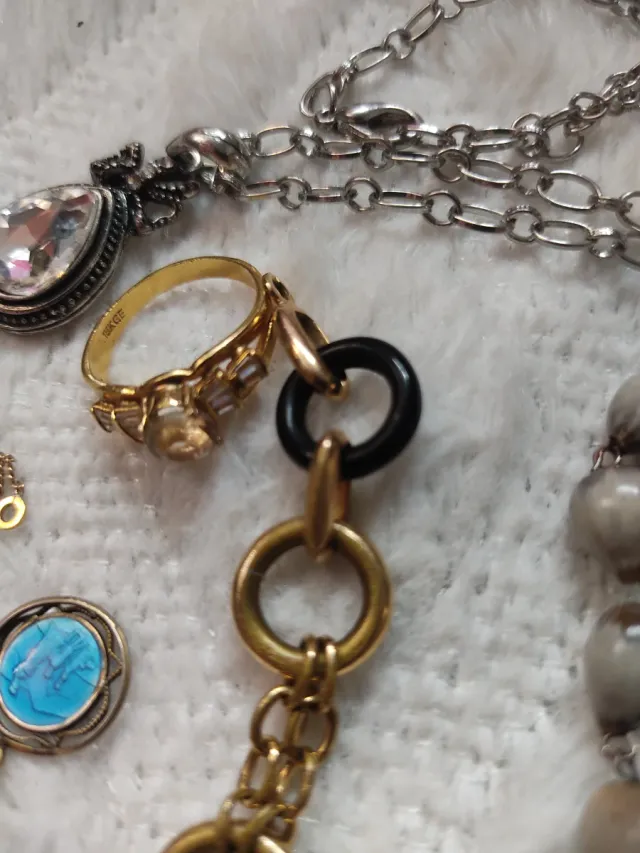 Conjunto de bijuterias antigas