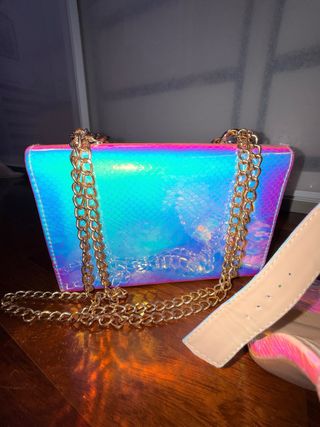 Set Borsa + Sandali Holografici